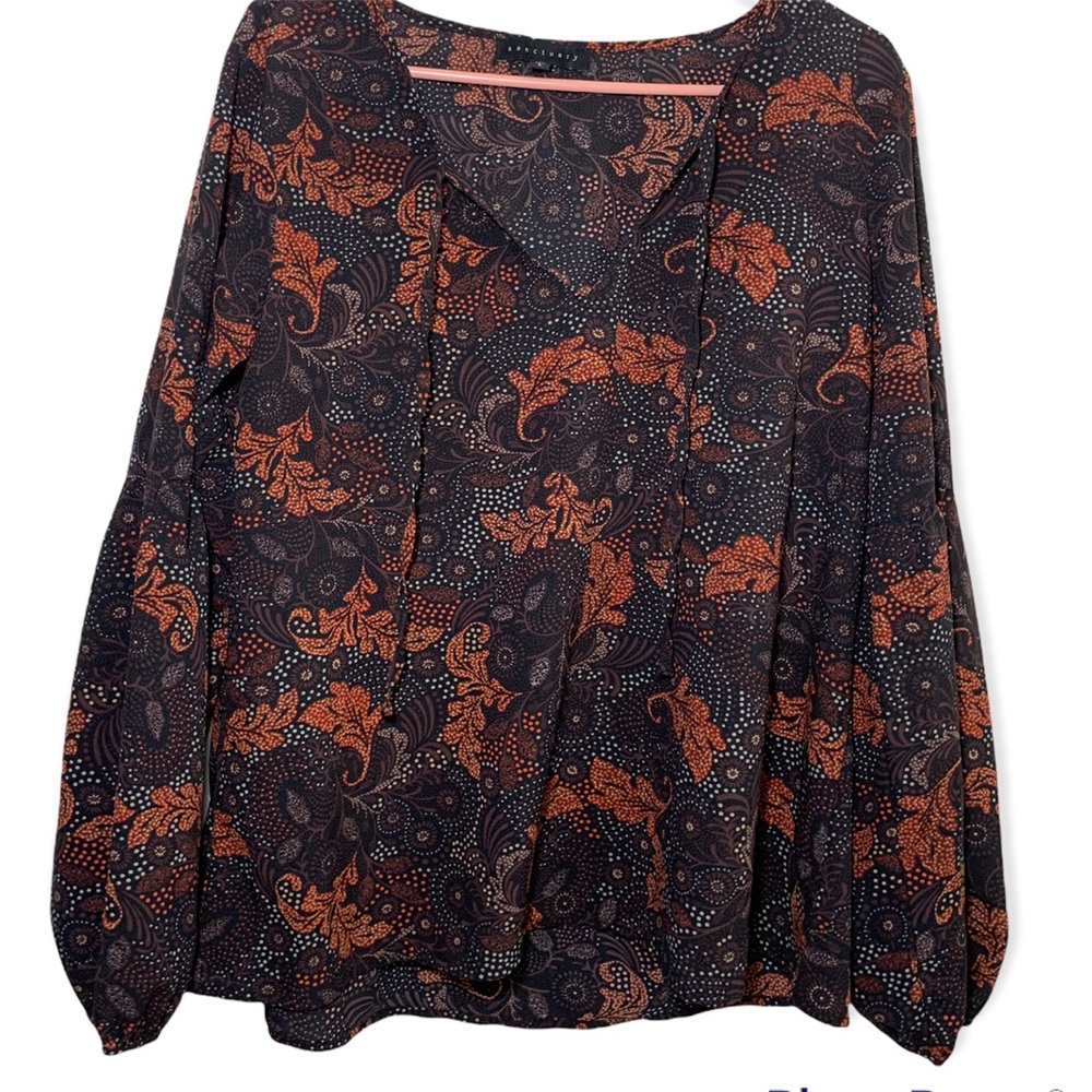Women’s Sanctuary Printed Long Sleeve Top Size Large